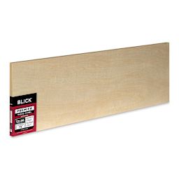 Blick Premier Wood Panel - 12'' x 36'', 7/8'' Traditional Profile, Cradled (side view)