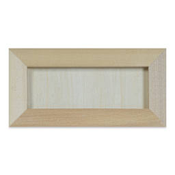 Blick Premier Wood Panel - 6'' x 12'', 7/8'' Traditional Profile, Cradled (back)