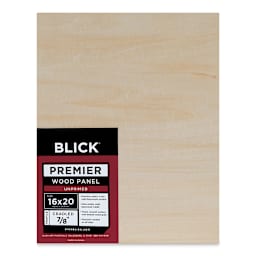 Blick Premier Wood Panel - 16'' x 20'', 7/8'' Traditional Profile, Cradled (front)