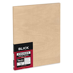 Blick Premier Wood Panel - 18" x 24", 7/8" Traditional Profile, Cradled