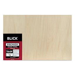 Blick Premier Wood Panel - 24'' x 36'', 7/8'' Traditional Profile, Cradled (front)