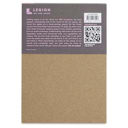 Stonehenge Kraft Drawing Paper Pad - 5" x 7", back cover