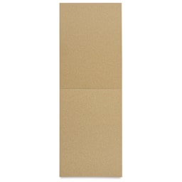 Stonehenge Kraft Drawing Paper Pad - 5" x 7", pad open showing interior sheet