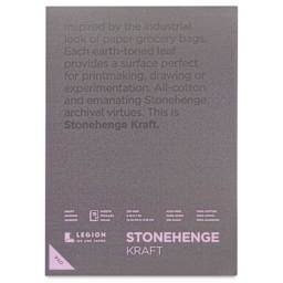 Stonehenge Kraft Drawing Paper Pad - 5" x 7", front cover