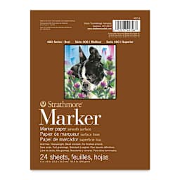 Strathmore 400 Series Marker Pad - 6" x 8", 24 Sheets