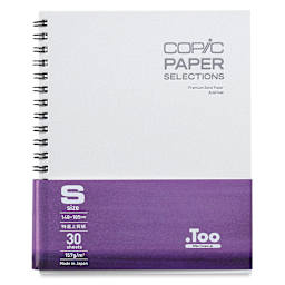 Copic Wirebound Marker Sketchbook - Front cover of Sketchbook with label
