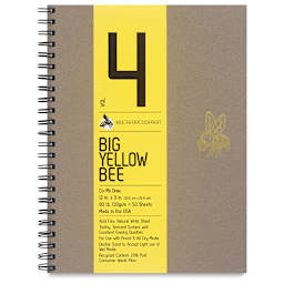 Big Yellow Bee Co-Mo Sketchbook - 12" x 9", Wire Bound, 50 Sheets