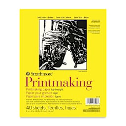 Strathmore 300 Series Printmaking Paper - 8" x 10", 40 Sheets