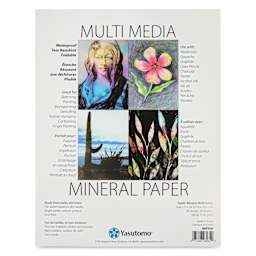 Yasutomo Mineral Paper Artist Pad - 11" x 14", 20 Sheets, 100 lb (150 gsm)