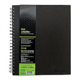 Bee Creative Drawing Book - 11" x 8.5", Wire Bound, 50 Sheets