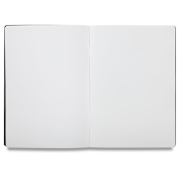 Fabriano Accademia Sketchbook - open spread showing whiteness of blank sheets