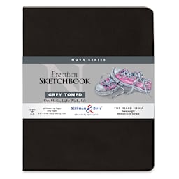 Stillman & Birn Nova Series Toned Softcover Sketchbook  - Grey, 8" x 10", front cover