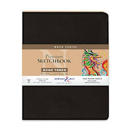 Stillman & Birn Nova Series Toned Softcover Sketchbook - Beige, 8" x 10", front cover