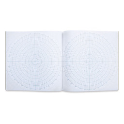 Koala Sketchbook - Inside spread showing Circular Grid on each page