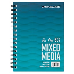 Grumbacher Mixed Media In & Out Pad - 8-1/2" x 5-1/2", 60 sheets (Front cover)