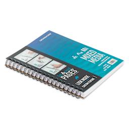 Grumbacher Mixed Media In & Out Pad - 7" x 10", 60 sheets, at an angle