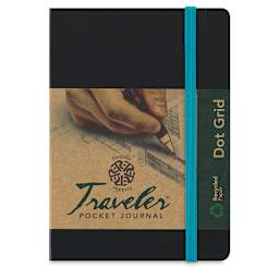 Pentalic Traveler Grid Pocket Journal - 6" x 4"