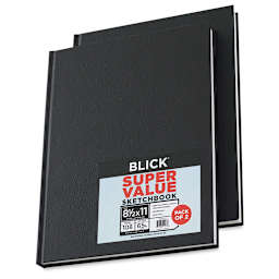 Blick Super Value Hardbound Sketchbook 2-Pack