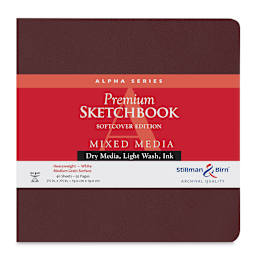 Stillman & Birn Alpha Series Softcover Sketchbook - Front cover of Square Sketchbook