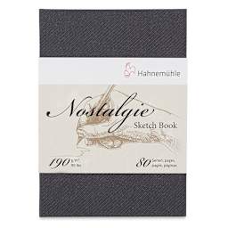 Hahnemühle Nostalgie Sketch Books - Front cover of portrait Sketchbook with label