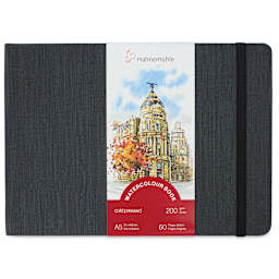 Hahnemühle Akademie Aquarell Watercolor Book - 5-3/4" x 8", front cover