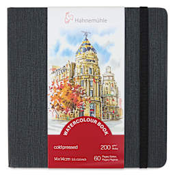 Hahnemühle Akademie Aquarell Watercolor Book - 5-1/2" x 5-1/2" front of packaging