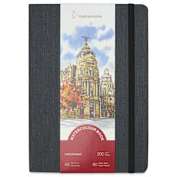 Hahnemühle Akademie Aquarell Watercolor Book - 5.8" x 8.3", Portrait, front cover