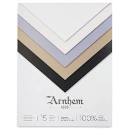 Arnhem 1618 Paper Pad by Speedball - Assorted, 5" x 7", 15 Sheets, front of packaging