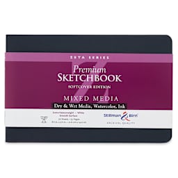 Stillman & Birn Zeta Series Softcover Sketchbook - 5-1/2" x 8-1/2", Landscape