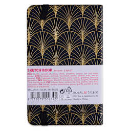 Royal Talens Art Creations Sketchbook - 3.5" x 5.5", Art Deco, back