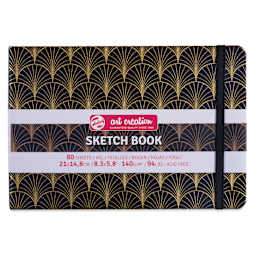 Royal Talens Art Creations Sketchbook - 5.8" x 8.3", Art Deco, front