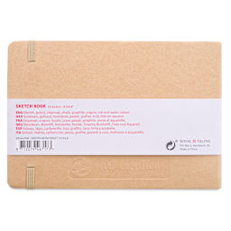 Royal Talens Art Creations Sketchbook - 5.8" x 8.3", Kraft, back