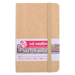 Royal Talens Art Creations Sketchbook - 3.5" x 5.5", Kraft, front