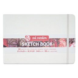Royal Talens Art Creations Sketchbook - 5.8" x 8.3", White, front cover