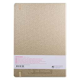 Talens Art Creations Sketchbook - Metallic White Gold, 11.7" x 8.3", back cover