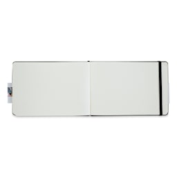 Talens Art Creations Sketchbook - Black, 5.8" x 8.3", Landscape (open to show paper)