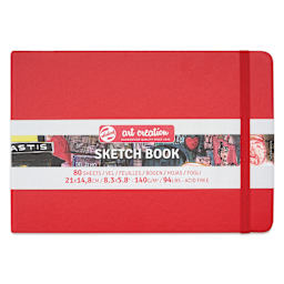 Royal Talens Art Creations Sketchbook - 5.8" x 8.3", Red, front cover