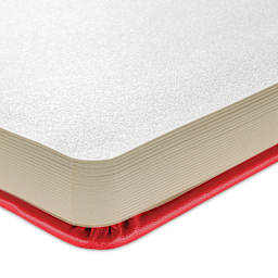 Talens Art Creations Sketchbook - Red, 11.7" x 8.3", corner of sketchbook