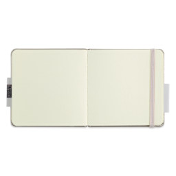 Talens Art Creations Sketchbook - Metallic Pink Champagne, 4.7" x 4.7" (open to show paper)