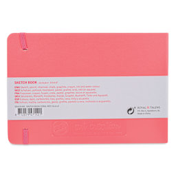 Royal Talens Art Creations Sketchbook - 5.8" x 8.3", Coral Red, back