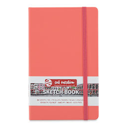 Talens Art Creations Sketchbook - Front of Coral Red Sketchbook