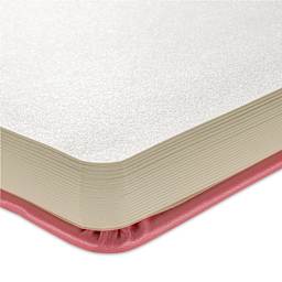 Talens Art Creations Sketchbook - Coral Red, 11.7" x 8.3", corner of sketchbook
