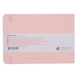 Royal Talens Art Creations Sketchbook - 5.8" x 8.3", Pastel Pink, back