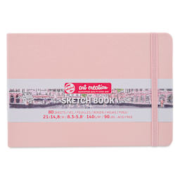 Royal Talens Art Creations Sketchbook - 5.8" x 8.3", Pastel Pink, front