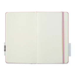 Talens Art Creations Sketchbook - Pastel Pink, 8.3" x 5.1" (open to show paper)