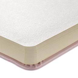 Talens Art Creations Sketchbook - Pastel Pink, 11.7" x 8.3", corner of sketchbook