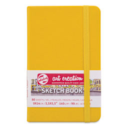 Royal Talens Art Creations Sketchbook - 3.5" x 5.5", Golden Yellow, front