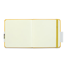 Talens Art Creations Sketchbook - Golden Yellow, 4.7" x 4.7" (open to show paper)