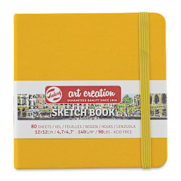 Talens Art Creations Sketchbook - Golden Yellow, 4.7" x 4.7"