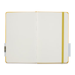 Talens Art Creations Sketchbook - Golden Yellow, 8.3" x 5.1" (open to show paper)